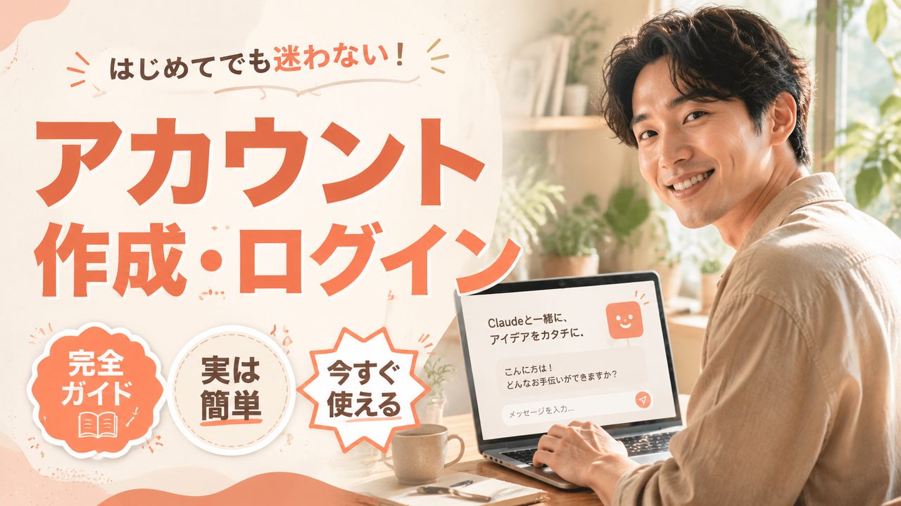アカウント作成・ログイン