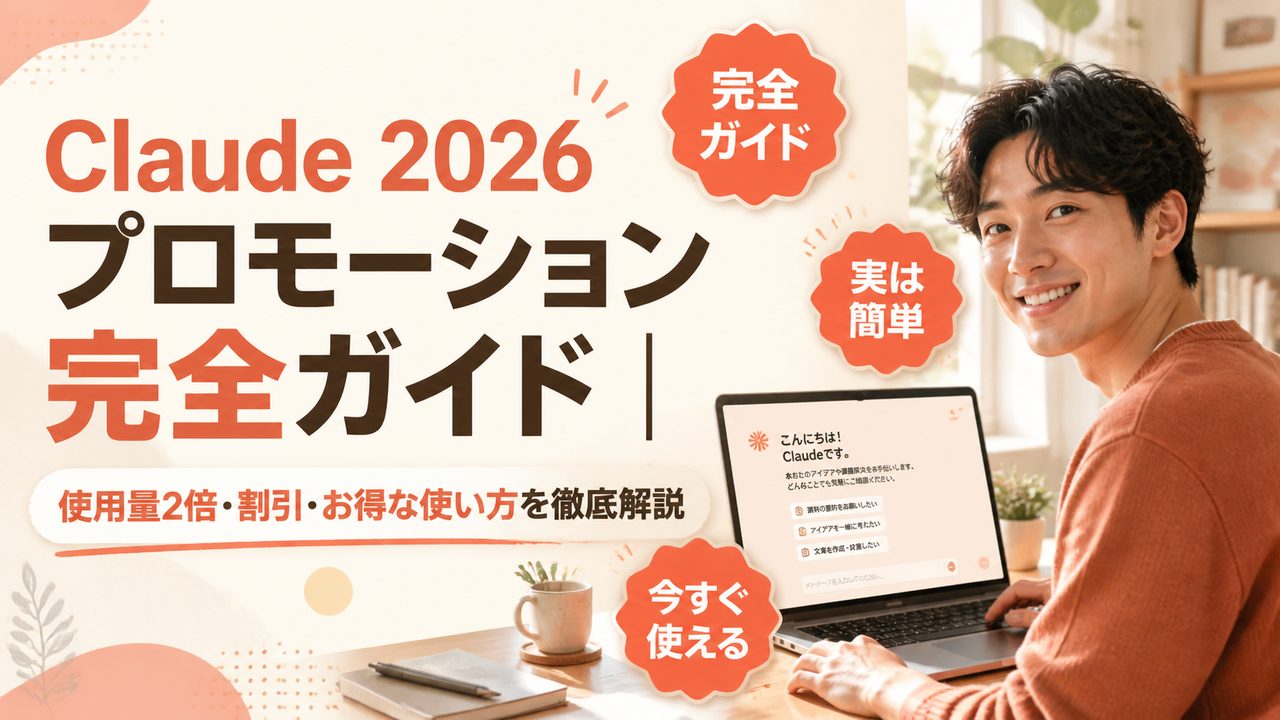 Claude 2026 プロモーション｜使用量2倍・割引・お得な使い方