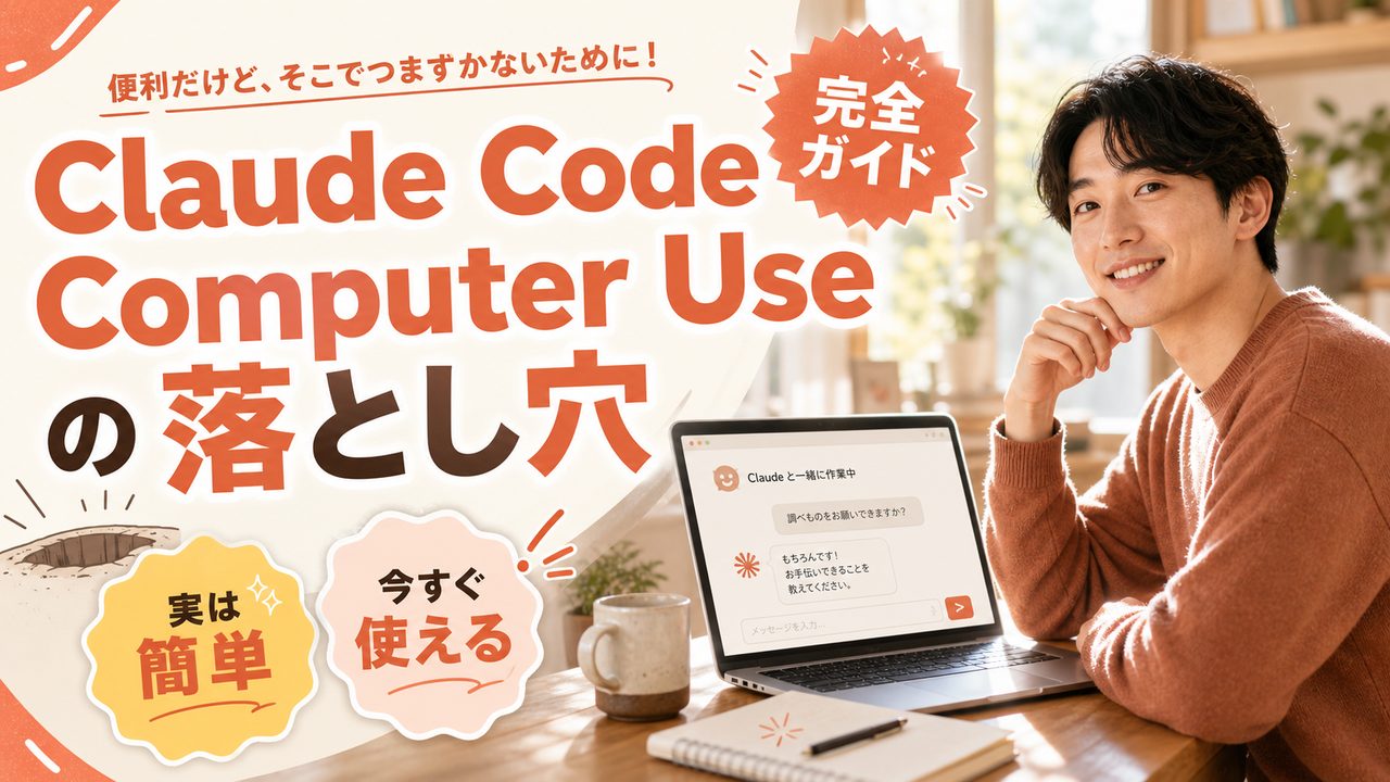 Claude Code Computer Use の落とし穴｜CLI 連携の制限