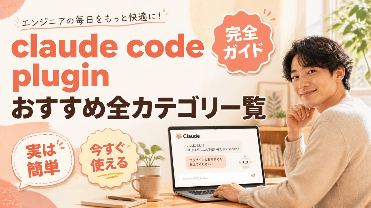Claude Code プラグインおすすめ｜全カテゴリ一覧と選び方