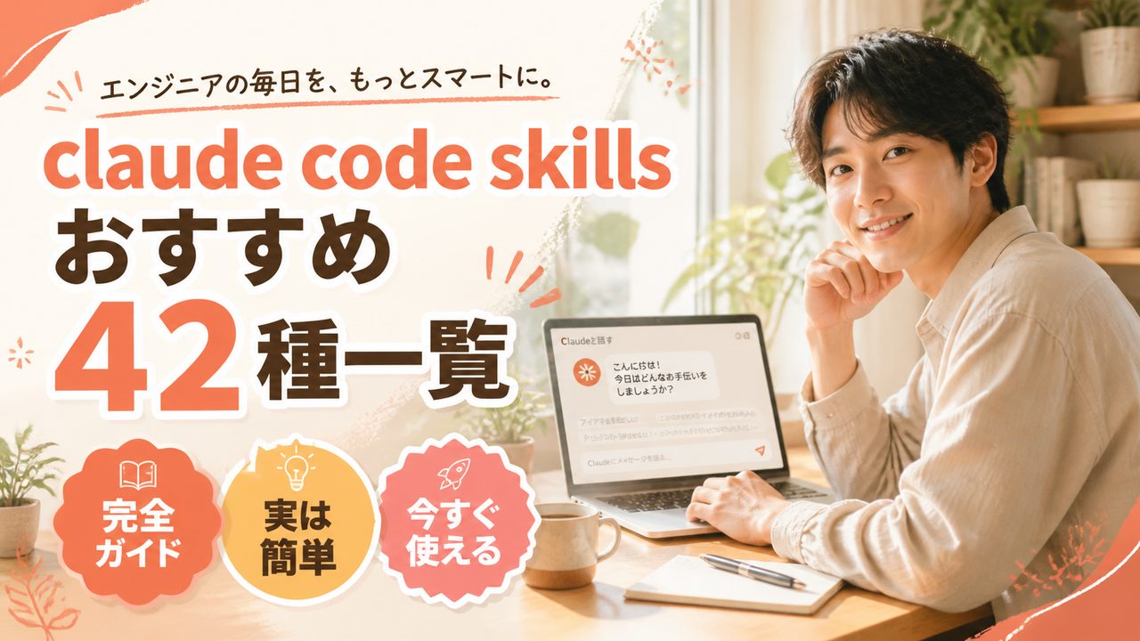 Claude Code Skills おすすめ｜厳選 42 種の使い分けを解説