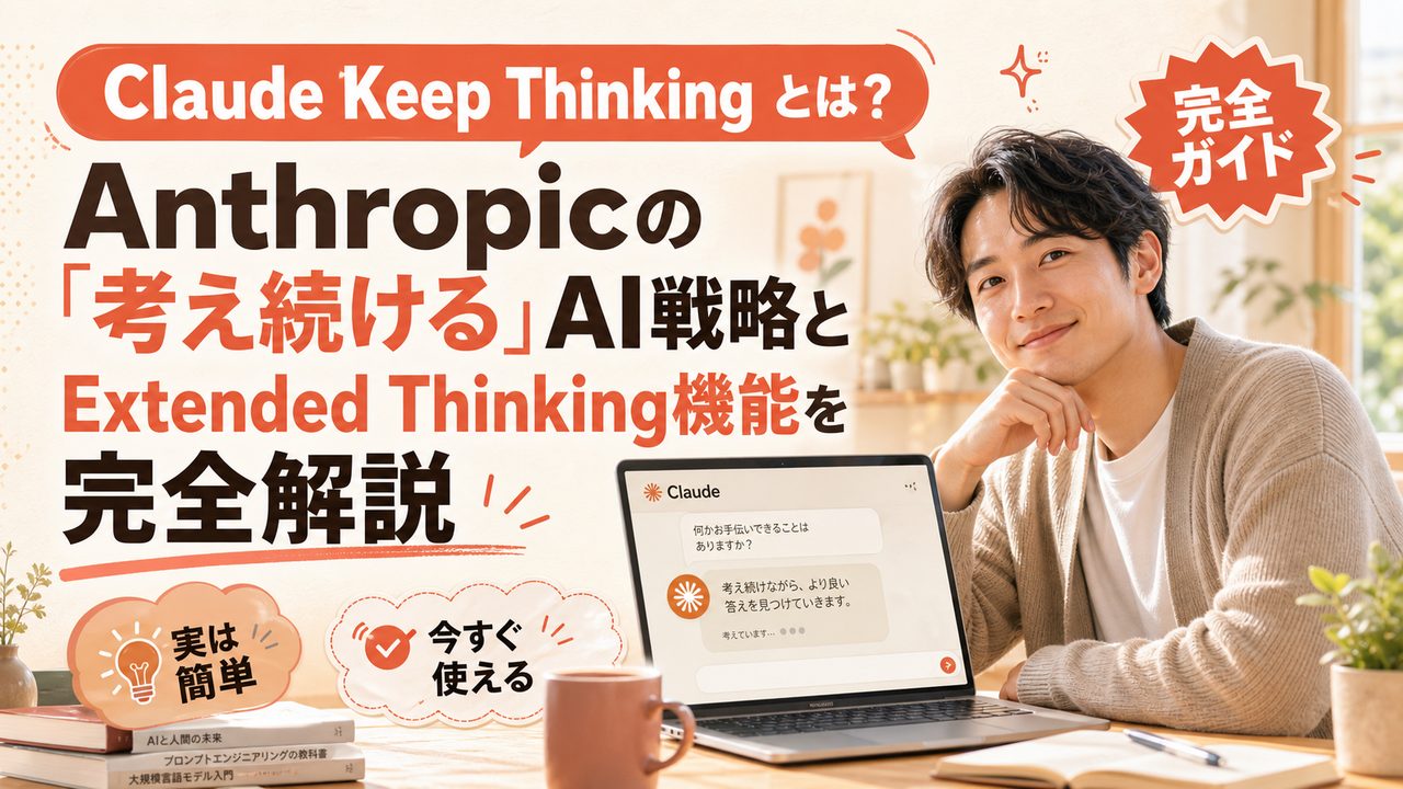 Claude Keep Thinking とは｜Extended Thinking 機能解説